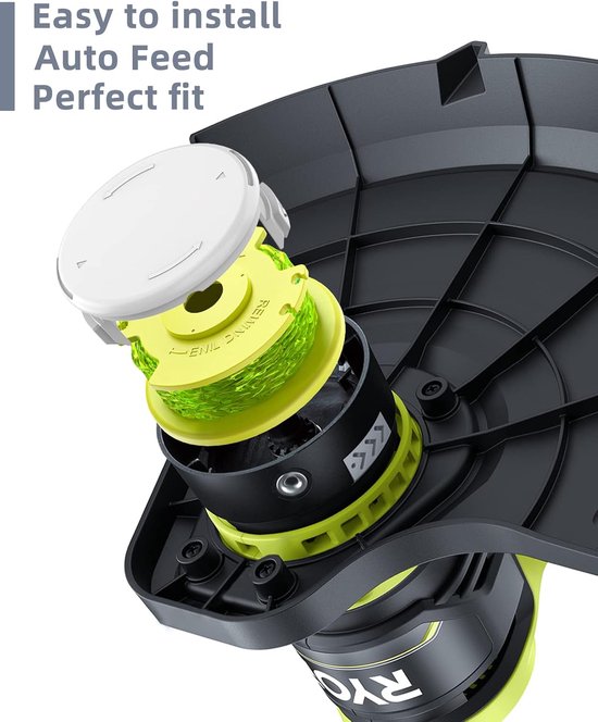 Bobina De Hilo Compatibel met grastrimmer, A6481 A6485 Spoel voor grastrimmer Geschikt voo 9 m lang, Ø 1,65 mm, AF-10 — afbeelding 3