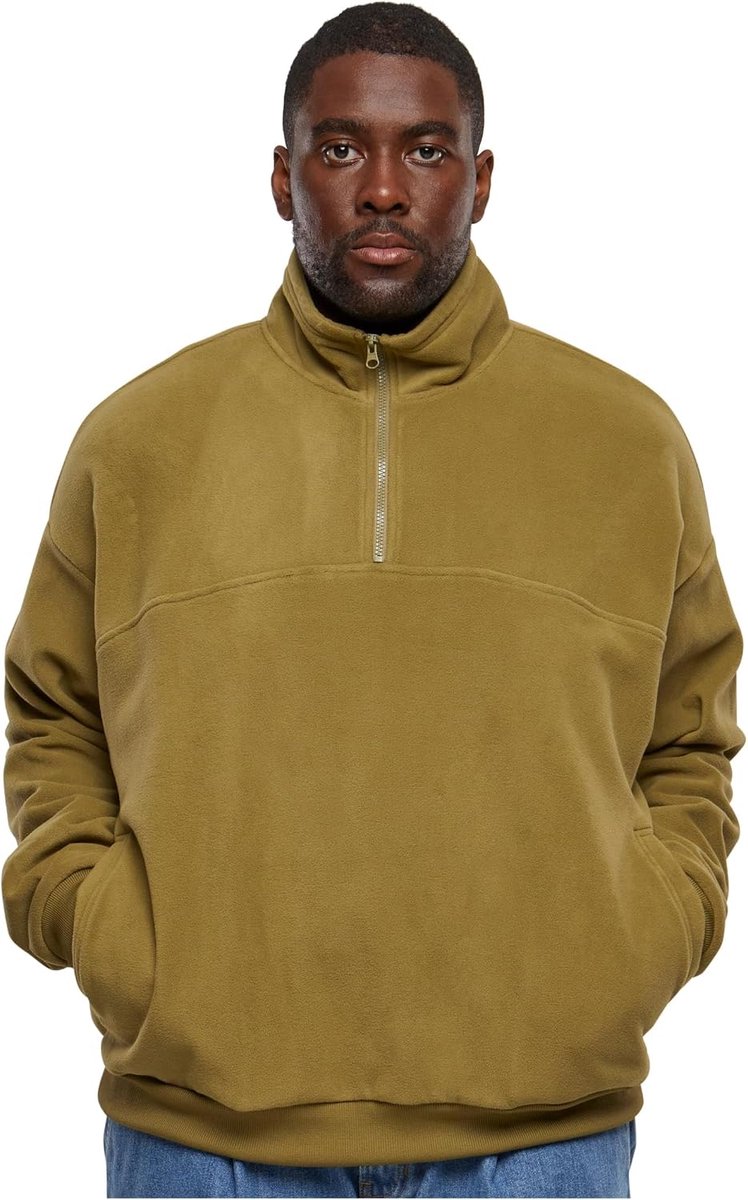 Classics Basic Polar Fleece Troyer heren Sweater
