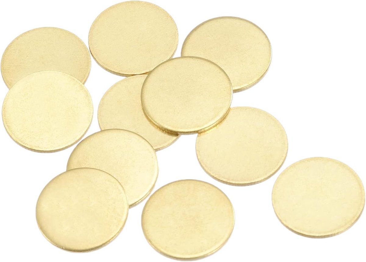 Ponsen ronde DIY dag metalen vervanging voor handwerk hanger decoratie 15 mm
