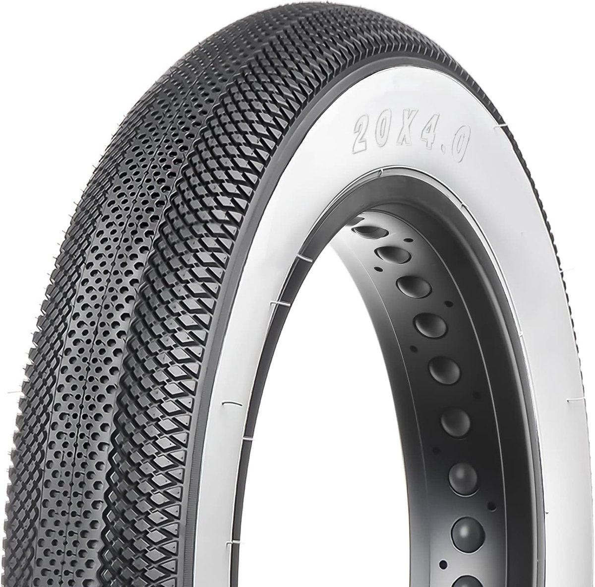 E-Bike Fat Tire, 50 x 10 cm, elektrische driewieler, dikke band, vouwkraal, reserveband, compatibel met stedelijke berg of driewieler fiets