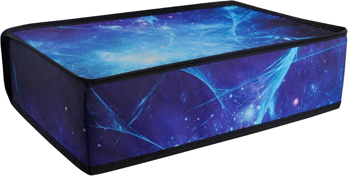 Horizontaal Beschermhoes voor ps5 Digitale Editie & Standaard Model - Stofbeschermer voor ps5 Console - Ademend Anti-Stof Waterafstotend Beschermhoes (Blauwe Nevel)