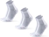 DANISH ENDURANCE Chaussettes de course quart de longueur pour femmes et hommes longue distance - Anti ampoules - Taille 43-47