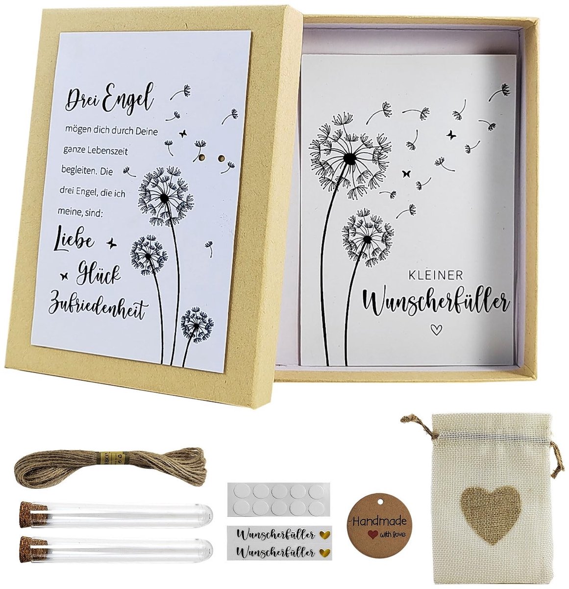 SolidKeus - Cadeauset voor Geldgeschenken met Houten Doos en Reageerbuisjes