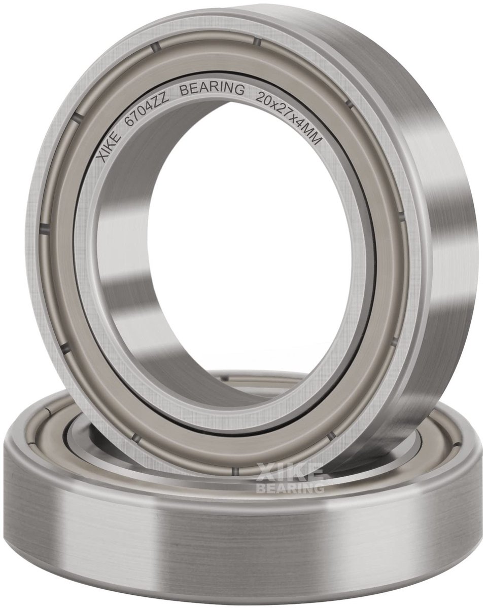 SolidKeus - Set van 2 Ball Bearing 6704ZZ 20x27x4mm met Bilaterale Metaal Seals
