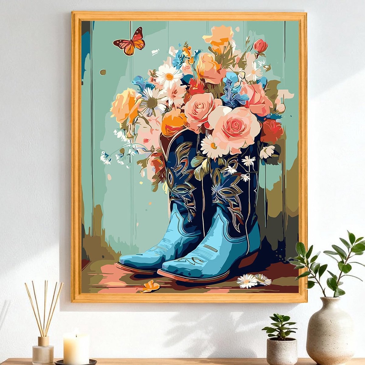 SolidKeus - Schilderen op Nummer Kit Volwassenen Bloemen