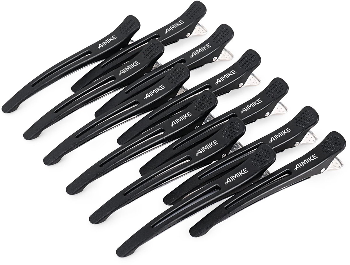 SolidKeus - 12 Stuks Antislip Haarclips voor Stijl en Sectie