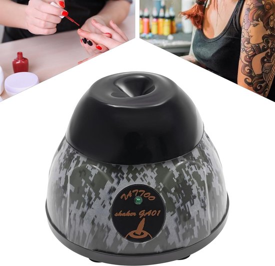 Mini Vortex Mixer - Elektrische Shaker - Vloeistoffen Mengen - Hoge Snelheid 5200 RPM - 11 x 8.5 cm - Camouflage — afbeelding 4