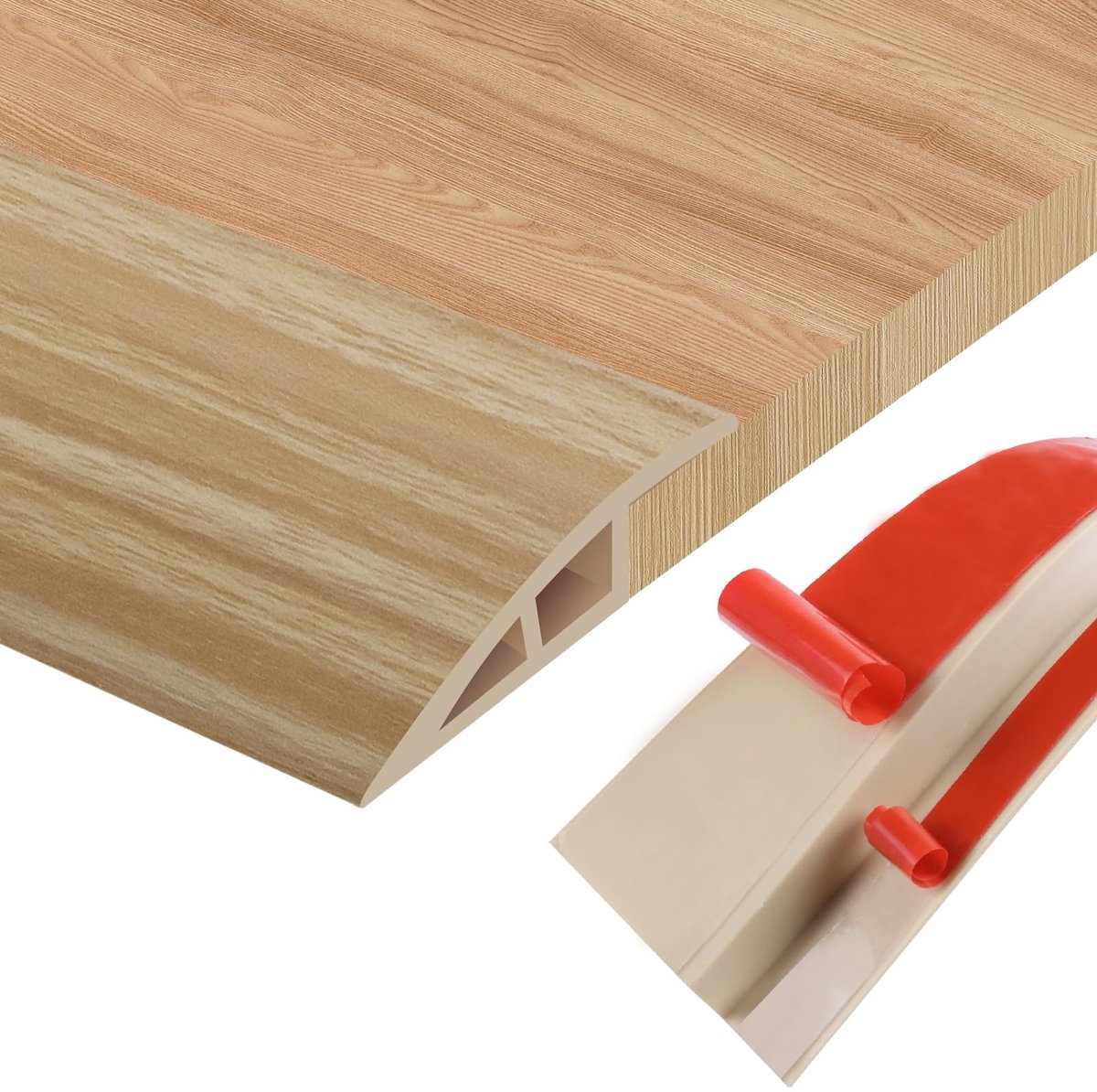 SolidKeus - Zelfklevend PVC Drempelprofiel voor Vloeren