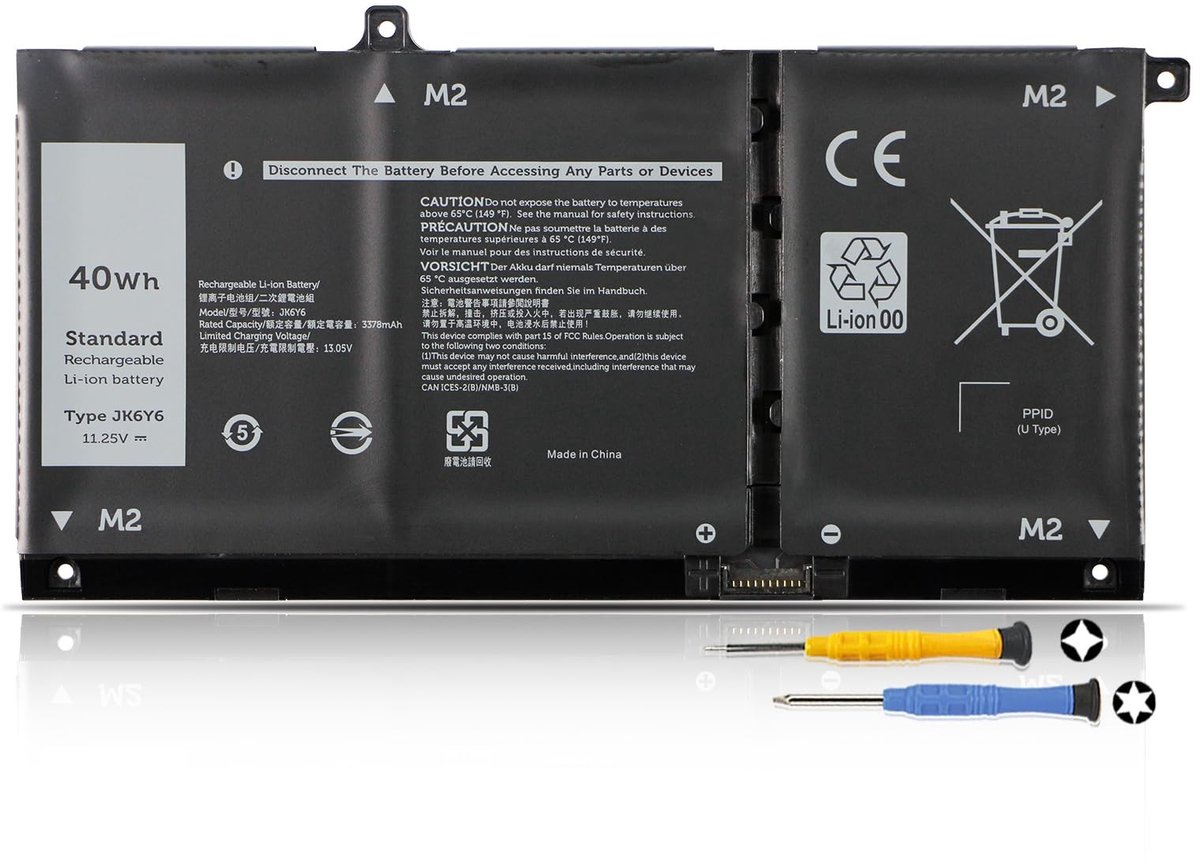 SolidKeus - Laptop Accu voor Dell Latitude en Inspiron Series