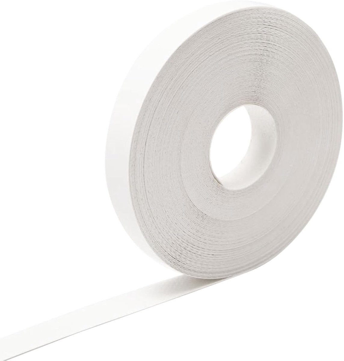Melamine randband met smeltlijm, 22 mm x 25 m, witte melamine band voor reparatie van kasten, meubelrestauratie