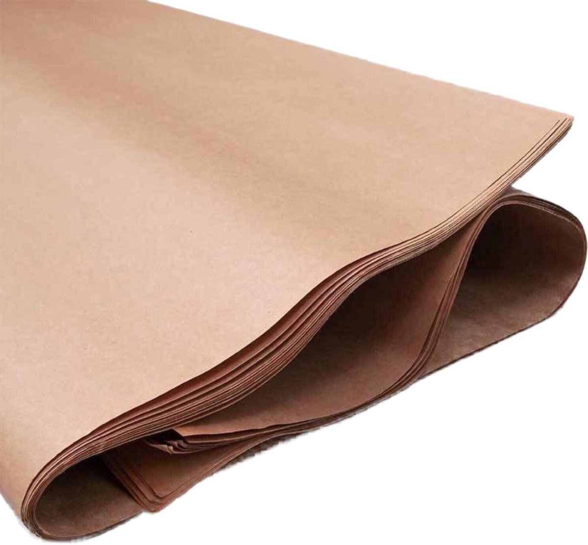 Kraftpapier, zeer geschikt voor verpakking, verhuizing, geschenkverpakking, post, transport, pakketten, muurschildering, handwerk, prikborden, vloerbedekking