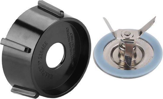 Vervangonderdelen voor Blender - RVS Mes met Ondersealing, Plastic en RVS Vervangingsset voor Juicer en Blender — afbeelding 2