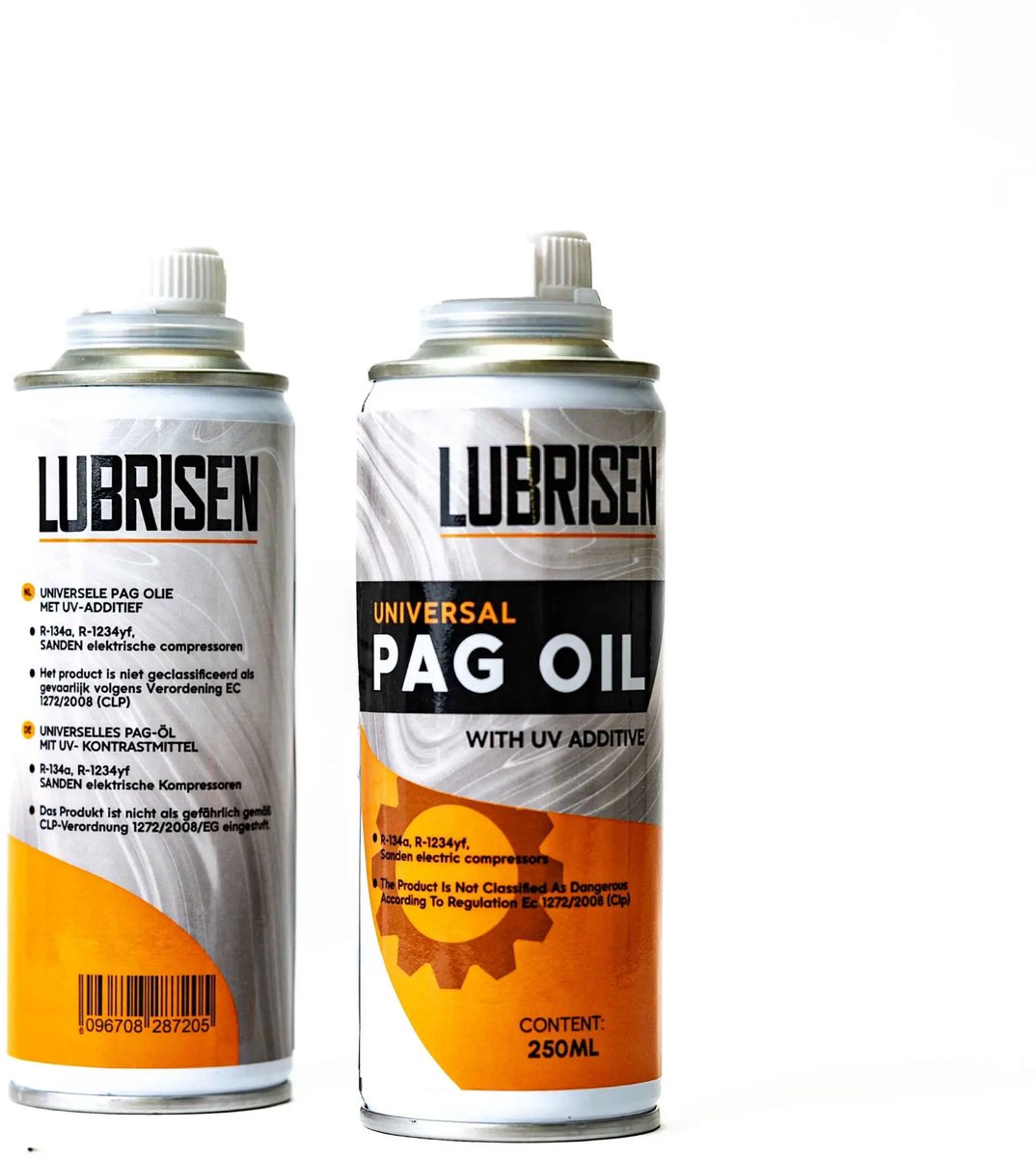 Lubrisen universele PAG olie 250ml met UV lekdetectie