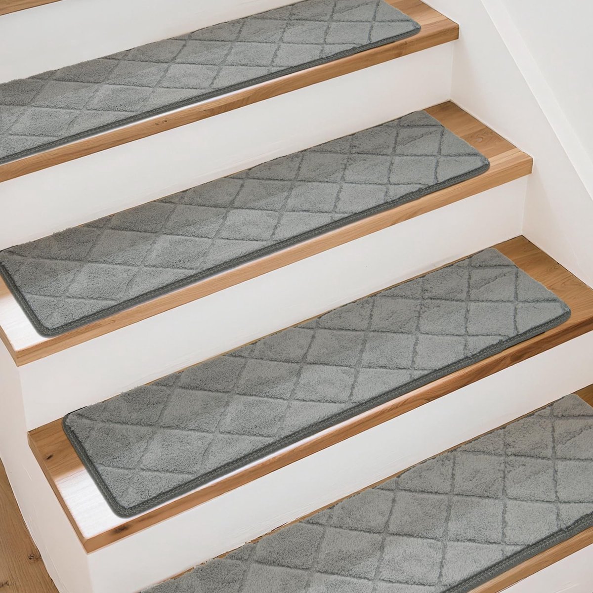 Omgoods - Set van 15 Antislip Trapmatten met Zelfklevende Achterkant