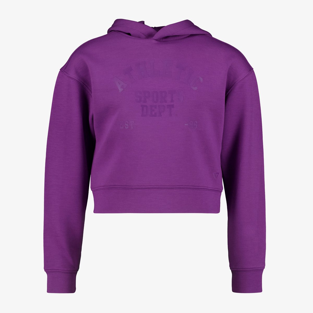 Osaga cropped meisjes sport hoodie paars - Maat 116