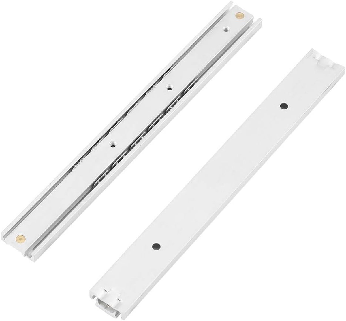 2 stks/set Lade Dia's Lades Folies Aluminium Kogellager Kabinet Glijbaan Glad Verlenging Zijmontage (140mm)