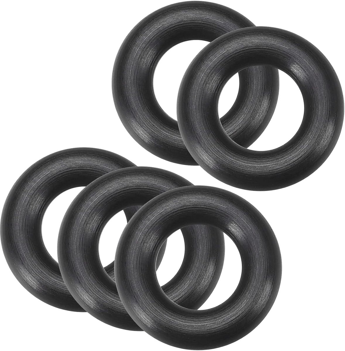 17 x 10 x 3,5 mm fluorrubberen O-ring x 5 stuks afdichting voor afdichting voor hydraulische installatie en kraanslang, zwart