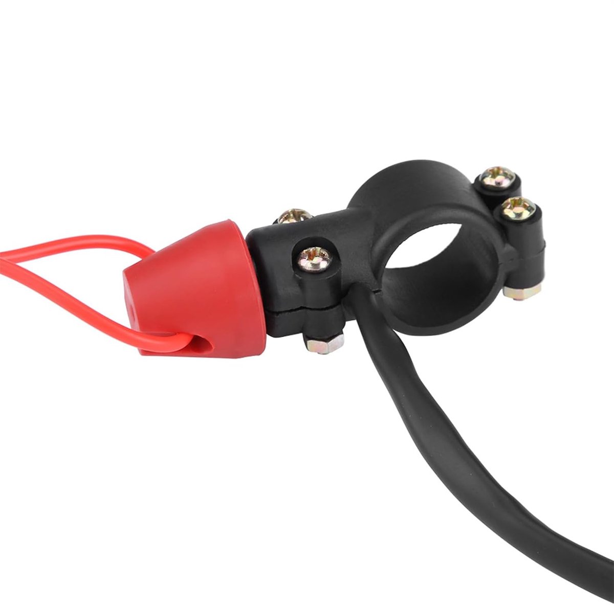 Para gio 125 Interruptor de parada de apagado del motor del motor fuera de borda del barco de la motocicleta de 22 mm 7/8 "con cordón de amarregio interruptor emergencia moto contacteur