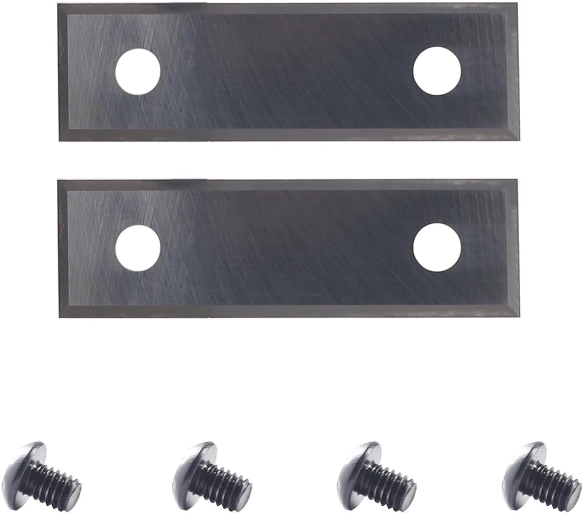 2 stuks, 40 x 12 x 1,5 mm, 4 snijkanten, omkeermessen hardmetalen inzetstukken (als vervanging) voor omkeerbare platen, kantenfrees