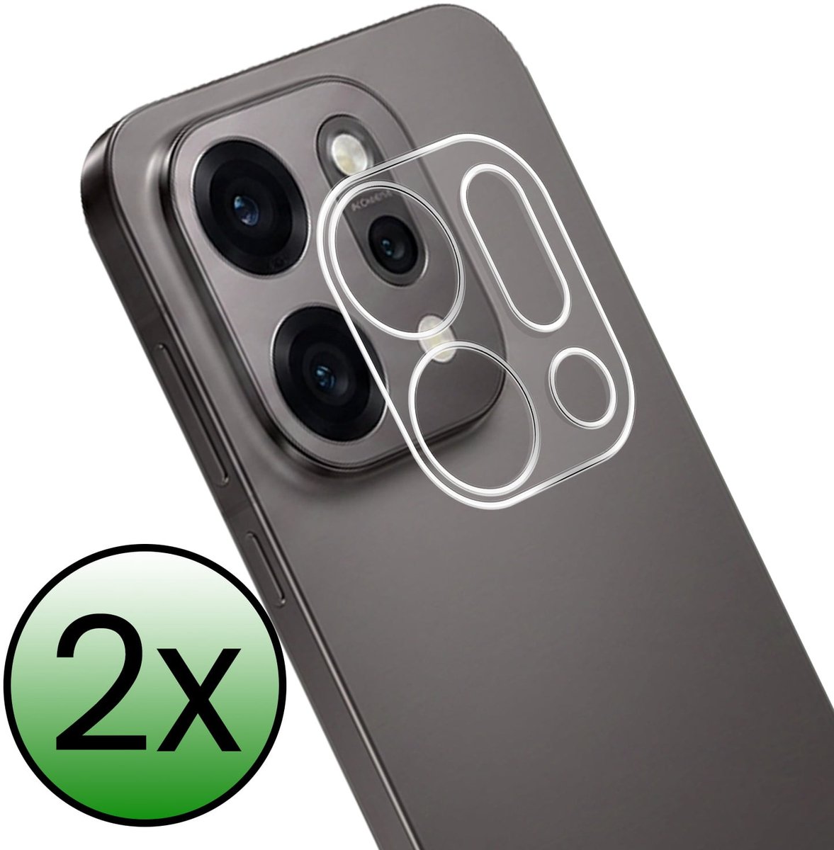 Camera Lens Protector - 2 Stuks Geschikt voor Oppo Reno 14 - Camera Screenprotector Beschermglas - Gehard Glas - Tempered Glass - Screen Protector