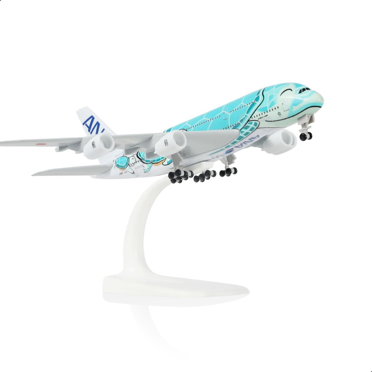 Elzusha - Vliegtuigmodel A380 - 1:300 Diecast Metaal met Standaard