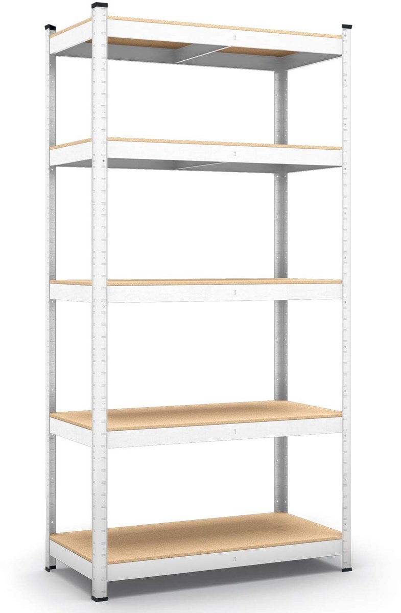 Elzusha - Gegalvaniseerd Opbergrek 200x100x50 cm - Werkplaatsrek tot 875 kg