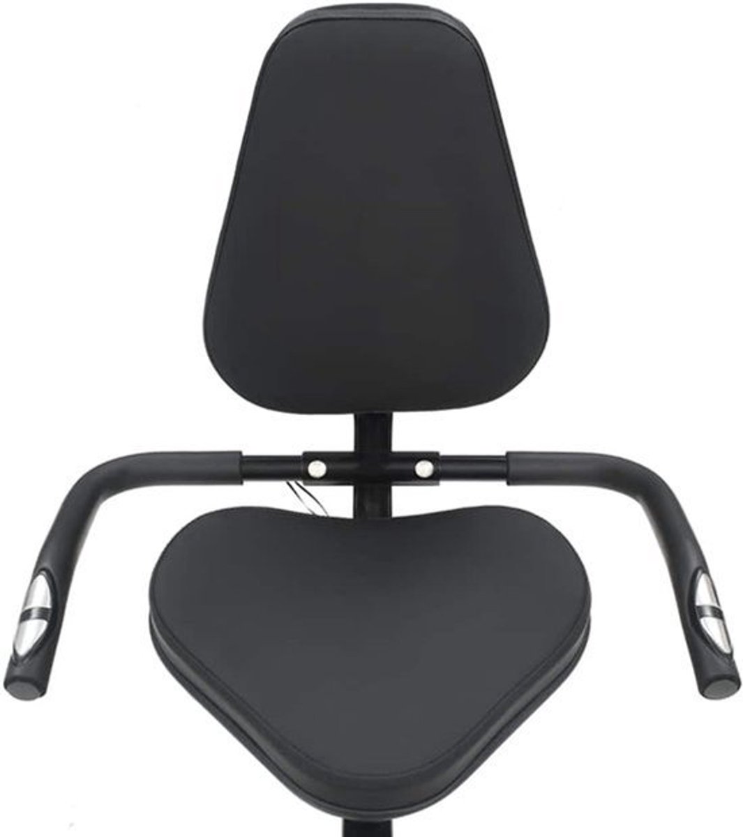 Ligfiets Hometrainer – Ligfiets Fitnessfiets – Hometrainer Magnetisch – Cardio Fiets – Hartslagmeter – 8 Weerstandsniveaus – Ergonomisch Verstelbaar Zadel
