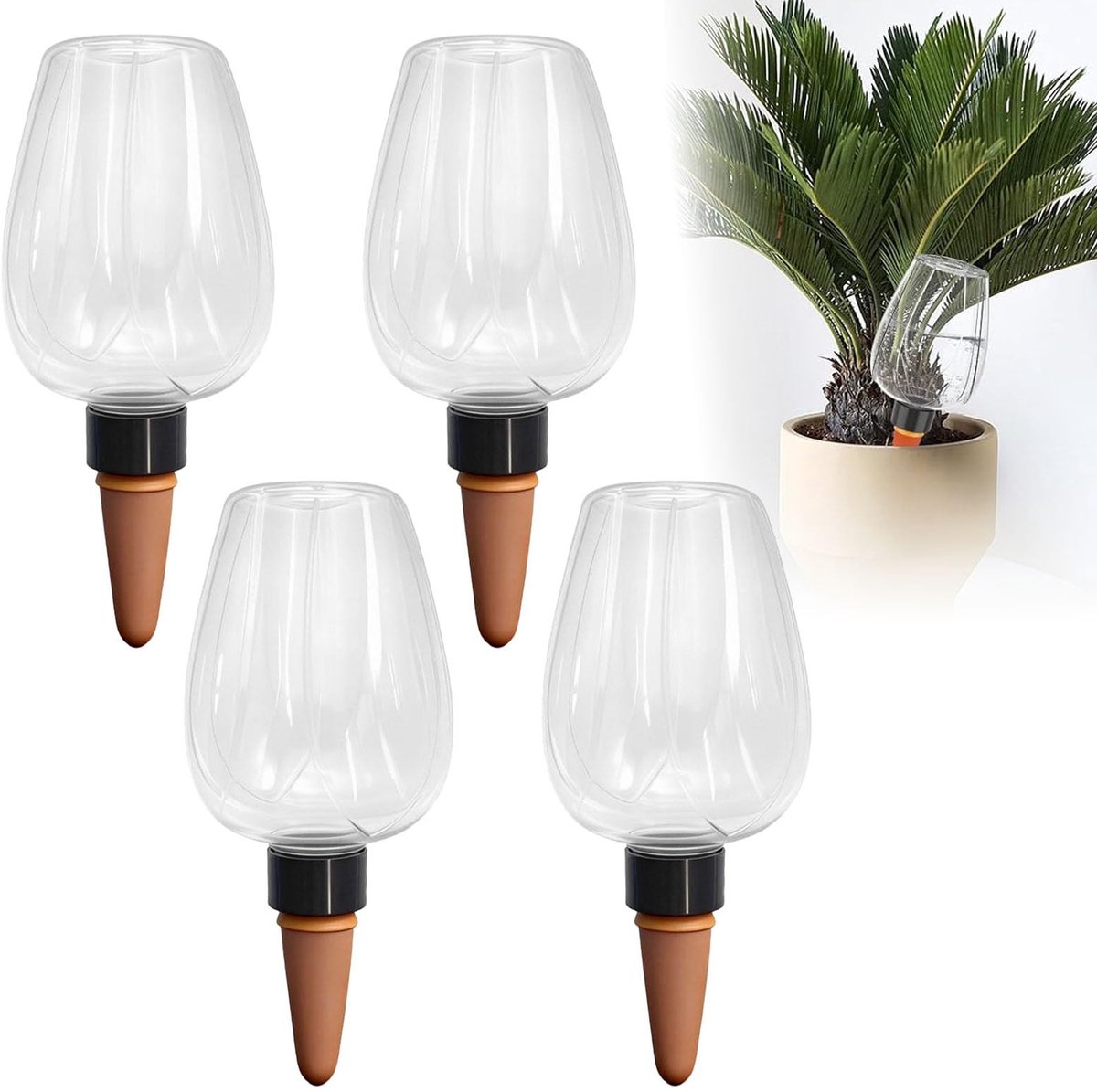SolidKeus - Set van 4 Watering Balls voor Zelfwaterende Planten