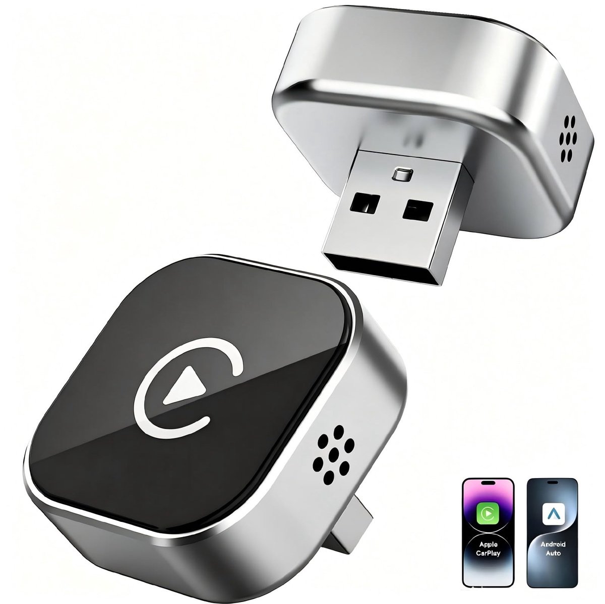 SolidKeus - Draadloze CarPlay Android Adapter voor Snelle Verbinding