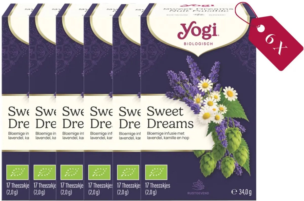 Yogi Sweet Dreams Tea Bio - tray: 6 stuks
