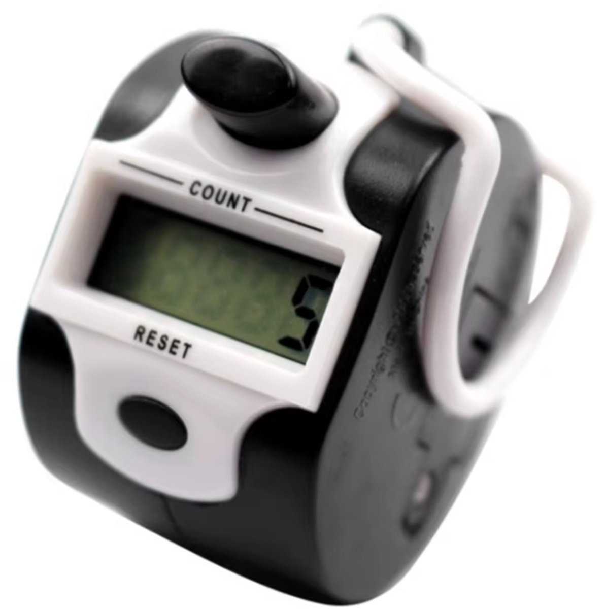 Actie4you® - Digitale Teller - Ronde Teller Digitaal - 5 Digits – Professionele Ronde teller - Handteller - Wit