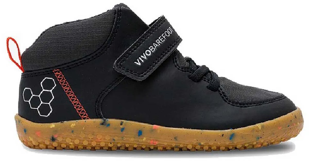 Vivobarefoot Primus Ludo Hi Barefoot Preschool Schoenen Zwart EU 26 Kinderen