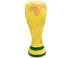 Casalora 2026 WK Voetbal Trofee Knuffel – Zachte Pluche Beker - Voetbal Decoratie en Kussen voor Fans - 25cm