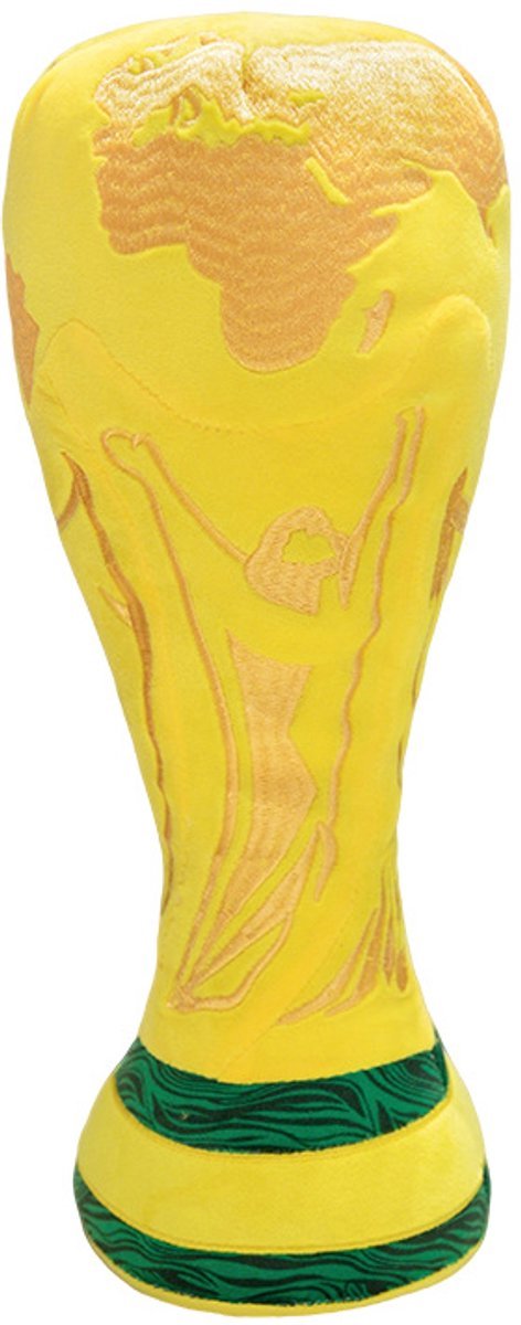 Casalora 2026 WK Voetbal Trofee Knuffel – Zachte Pluche Beker - Voetbal Decoratie en Kussen voor Fans - 25cm
