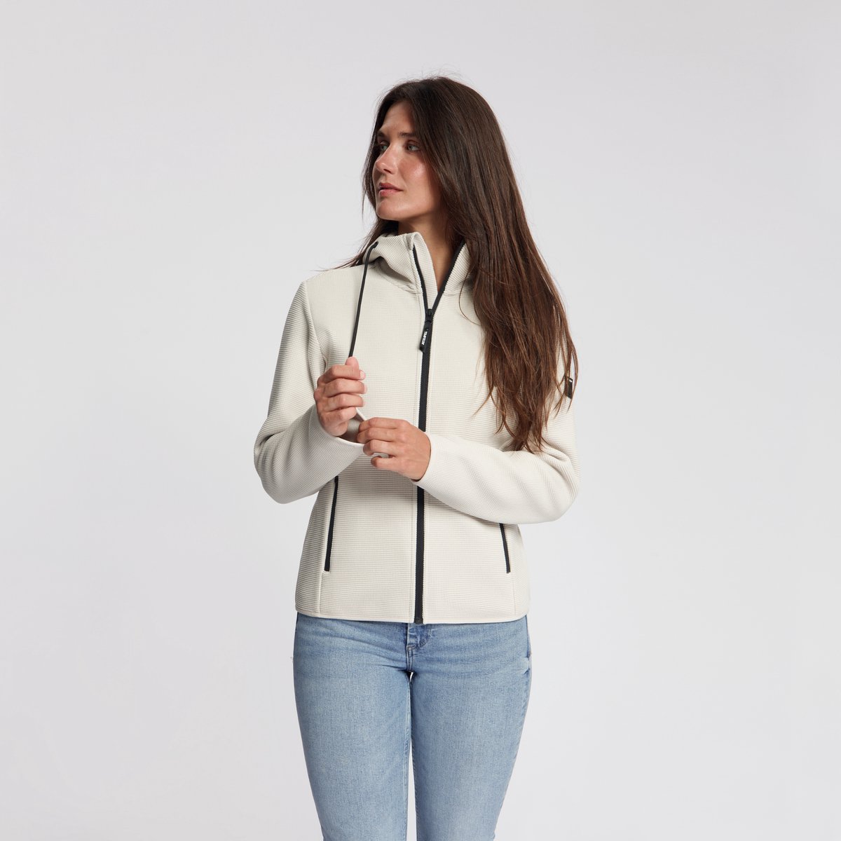 Travelin' Tilde Dames - Outdoorvest - Fleece - Sand