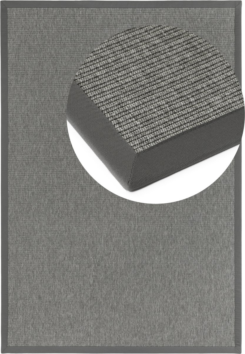 Vloerkleed Naturino Basic S2 platina grijs 002 Duo 160x230cm