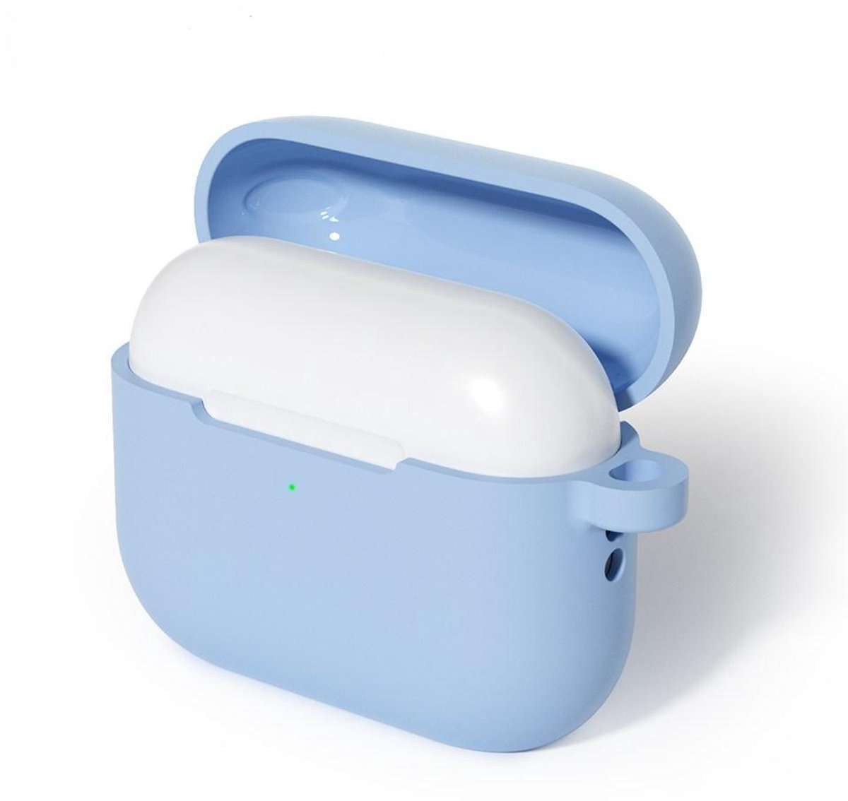 Mobigear Hoesje geschikt voor Apple AirPods Pro 3 Hoesje Flexibel Siliconen | Mobigear Colors - Sky Blue | Blauw