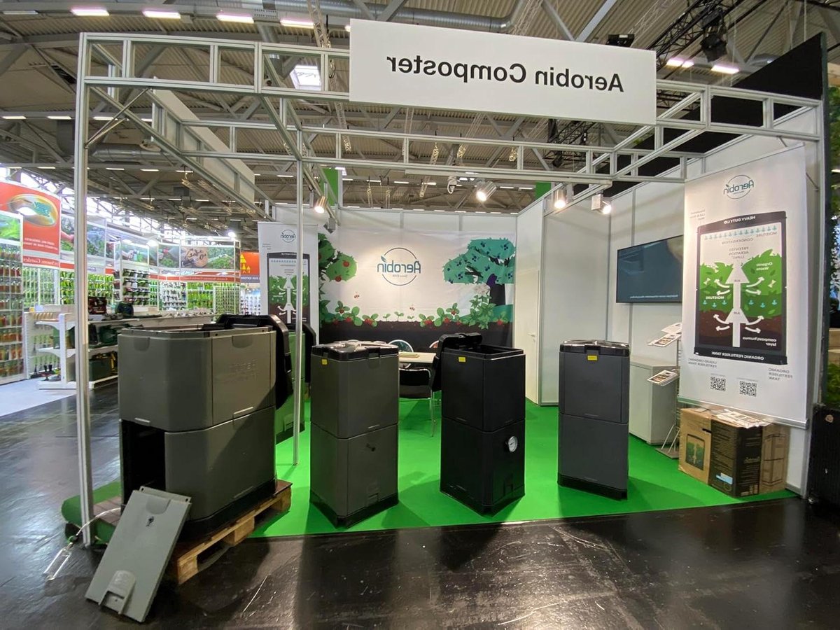 Compostcontainer - Compostbak Tuin - Afval Verwerken - Snelle Compostering - 200 Liter - Olijfgroen