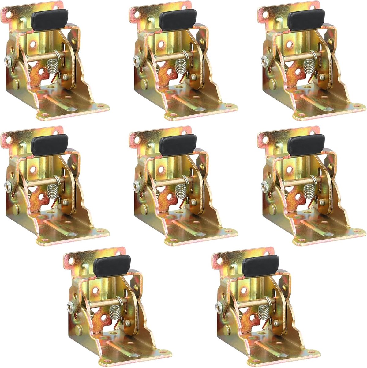 8 stuks 90 graden tafelpoten, inklapbaar, opvouwbare beenscharnieren, inklapbaar, zelfvergrendeling, klaphouders voor tafel, bed, kast