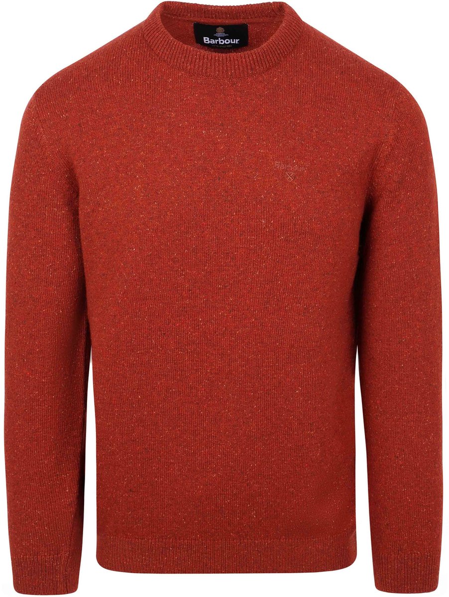 Barbour Tisbury Trui Wolmix Brique - Maat XXL - Heren - Pullovers