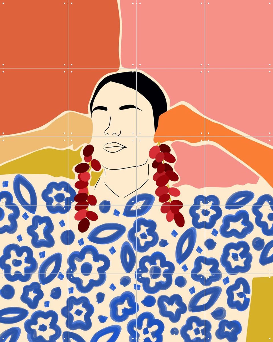 IXXI Trends, Uma Gokhale & Various - 80 x 100 cm - Gratis ophangtool - Grote wanddecoratie en posters - Kleurrijk, Illustraties, Digitale Kunst