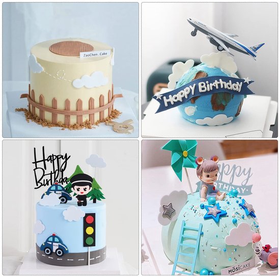 10 stuks wolken uitstekers cloud fondant cutter cookies cakesnijder voor bakruimte café verjaardag bruidstaart wolkvorm — afbeelding 5