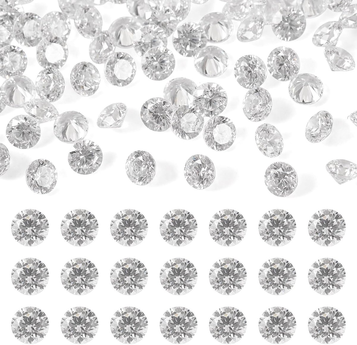 Duidelijke Facet Zirkonia Cabochons Diamant Vorm Strass Versieringen Losse Kristal CZ Stenen Voor DIY Sieraden Maken Nail Art Ambachten