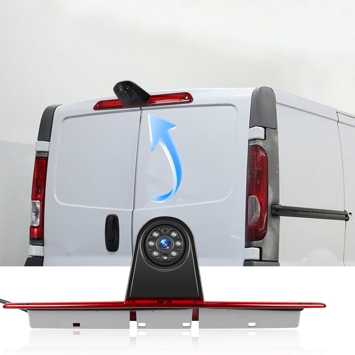 720P HD achteruitrijcamera voor Mercedes Sprinter 2006-2019 & VW Crafter 2007-2019, autocamera voor derde remlicht, 140° groothoek, IP67 waterdicht, nachtzicht met infraroodlichten