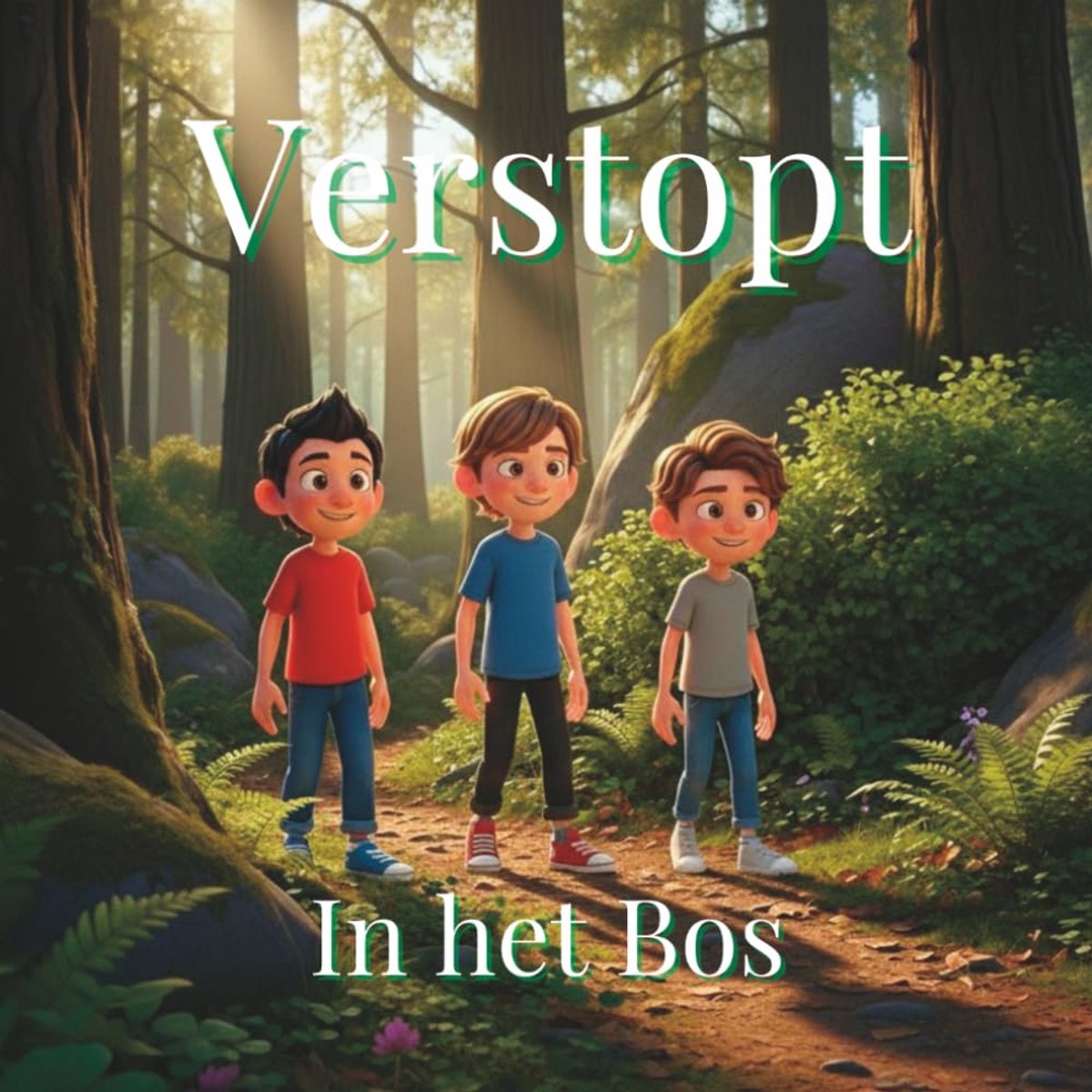 Verstopt in het Bos: Een verhaal over vriendschap, nieuwsgierigheid en de spanning van een ontdekking