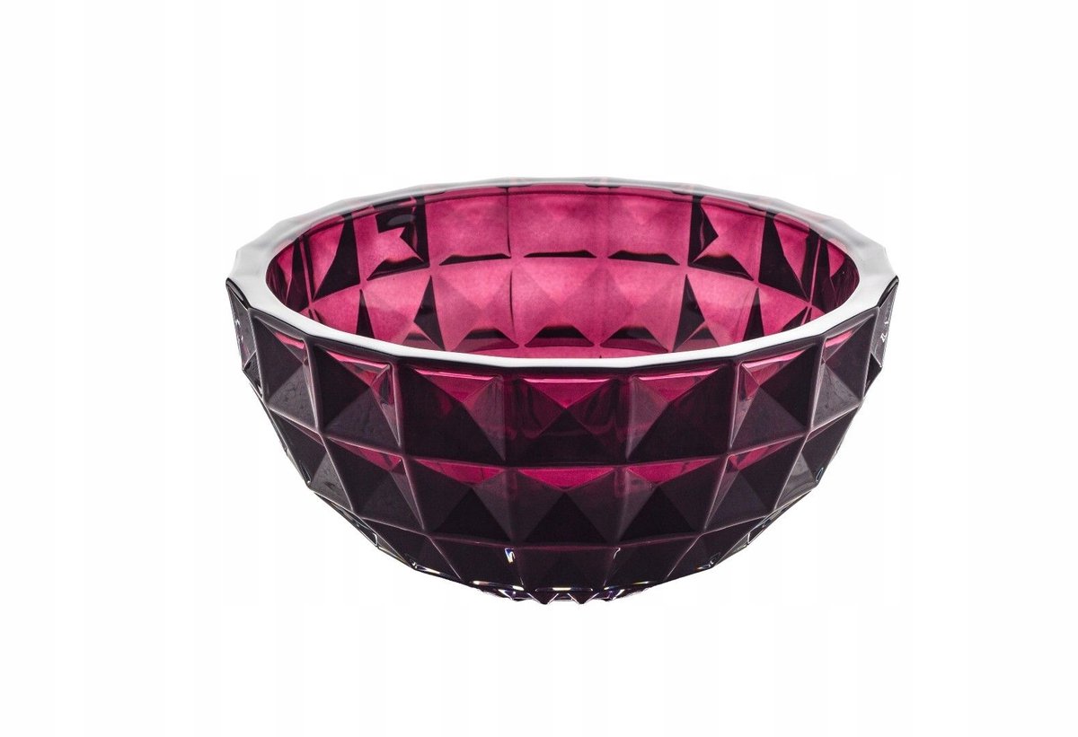 Bohemen Diamant Bordeaux Kristallen Sjaal 28 cm - Elegant Bordeaux