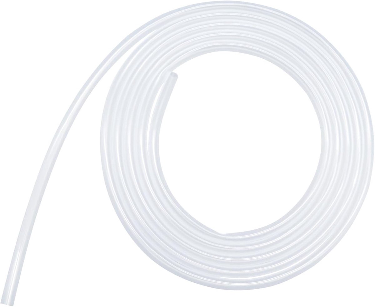 siliconen buis, food-grade slang, grootte 4,0 mm x 7,0 mm, lengte 2,5 m (8,2 ft), dikte 1,5 mm, flexibele rubberen siliconen slang voor lucht/waterleidingen
