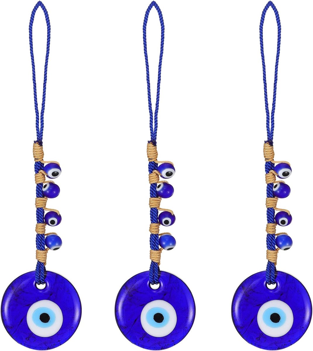 Hangend decor Turkse Nazar parel hanger decoratieve geluksbrenger Turkse amulet sleutelhanger Feng Shui hangende decoratie voor auto