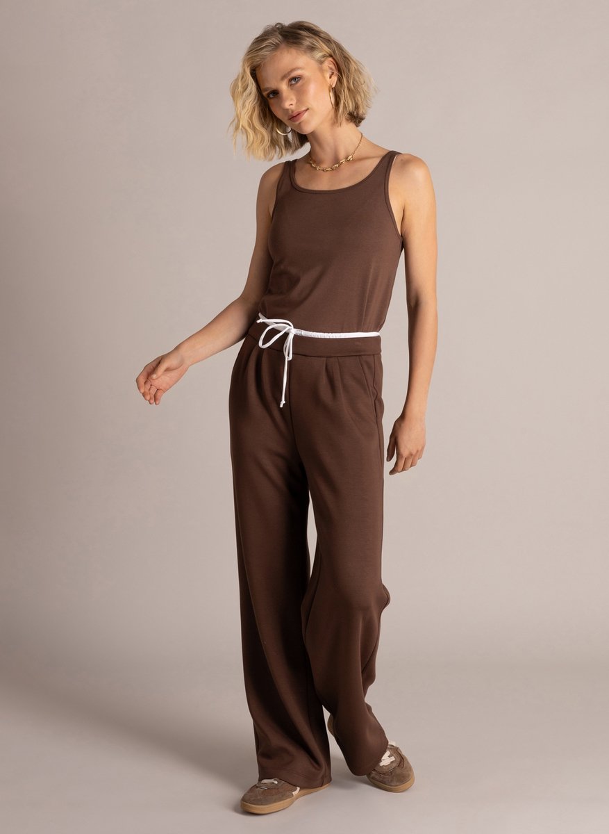 YEST Zuleica Essential Tops - Mocca Brown - maat 42