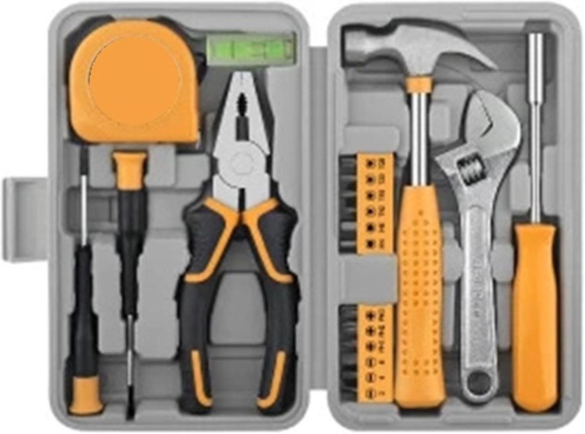Gereedschapsset 20-delig - Precisie schroevendraaiers - Klusjes in huis - Compact en compleet - 20 stuks - Zwart